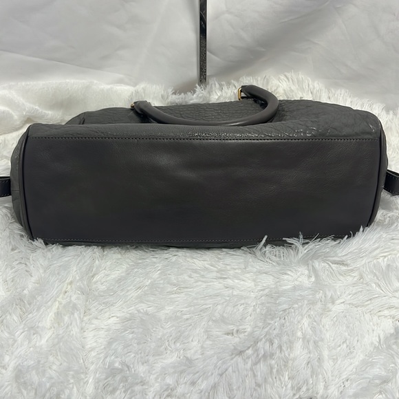 Marc by Marc Jacobs Washed Up Lauren Satchel in Dark Grey - Picture 9 of 10